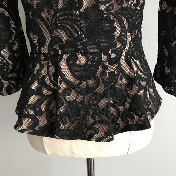 ~SOLD~ PORTMANS Size 8 Black Lace Blazer - Picture 10 of 16
